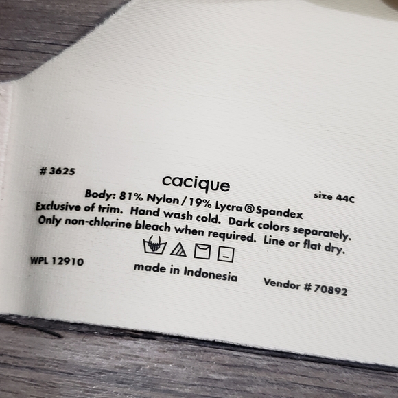 Cacique bra 44c - Picture 6 of 7